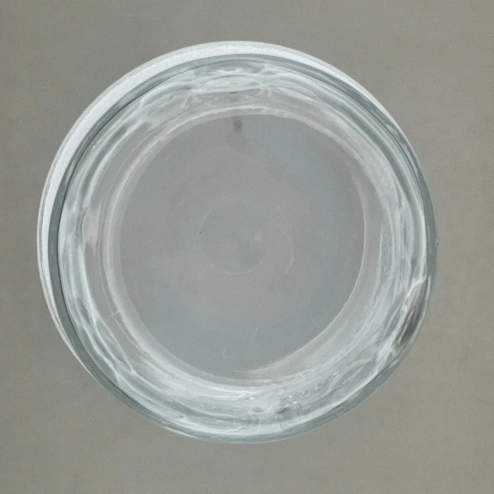 Vtg Libbey‎ Clear Glass Snowman Jar with Top Hat Lid Holiday Storage 75303 1638